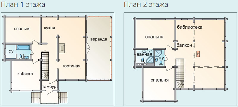 Как построить дом из клееного бруса, деревянные двухэтажные .
